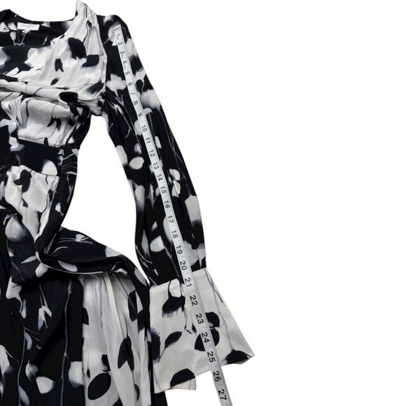 EQUIPMENT Neema Floral Midi Wrap Dress Long Sleeve - Picture 14 of 15